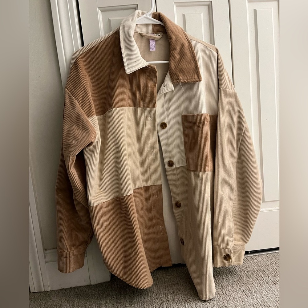 Patchwork Free People button up